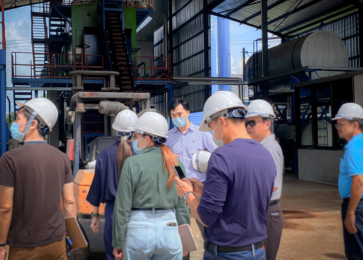 “คุณพิพัฒน์ สุวรรณานนท์” ต้อนรับคณะตัวแทนภาคอุตสาหกรรม – เยี่ยมชมบอยเลอร์ชีวมวล ขนาด 10 ตัน